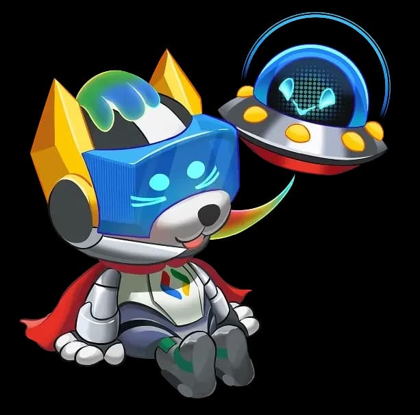 Sparky and Cirby, the GDG PUP mascots