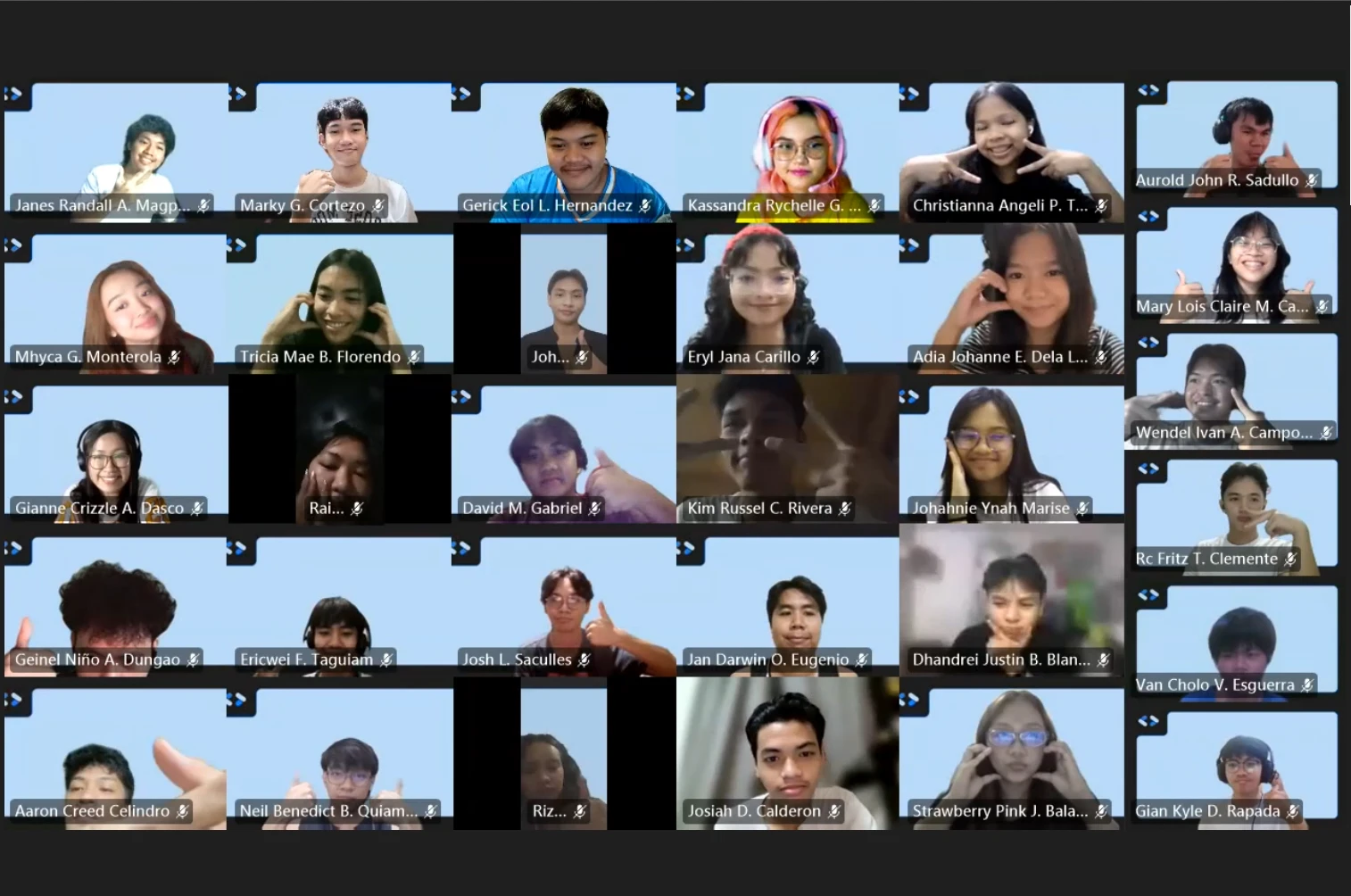 Student project showcase